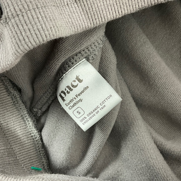 Pact Cotton Velour Wide-Leg Crop Pant - Picture 7 of 8